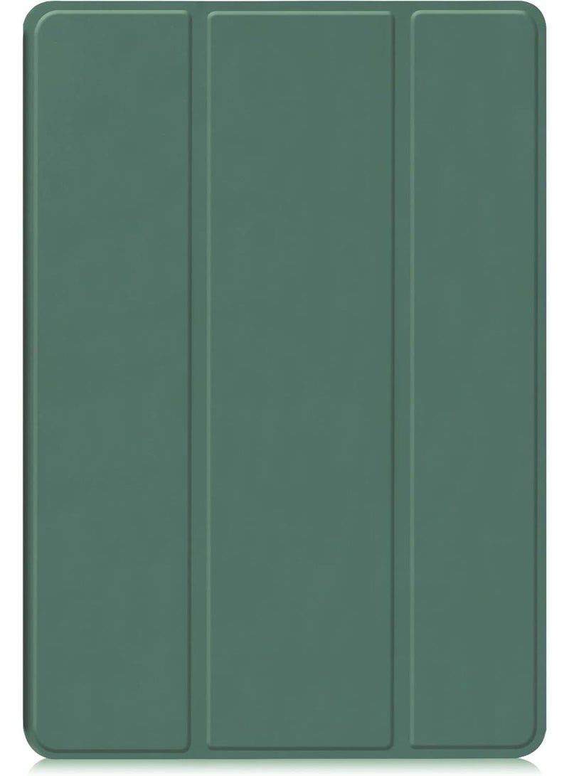 إيفو جراب حماية للتابلت متوافق مع جهاز Xiaomi Mi Pad 6/6 Pro 2023 مقاس 11 بوصة، جراب حماية نحيف مع حامل قلم، غطاء ذكي شفاف أخضر اللون مع خاصية التشغيل/الإيقاف التلقائي - Image 2